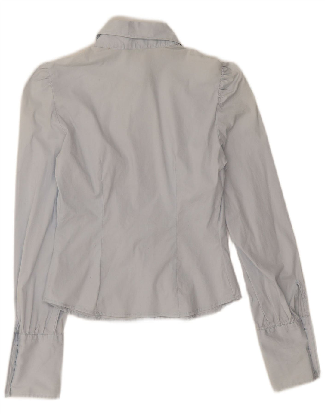 Benetton Camisa Corta Mujer UK 8 Small Azul