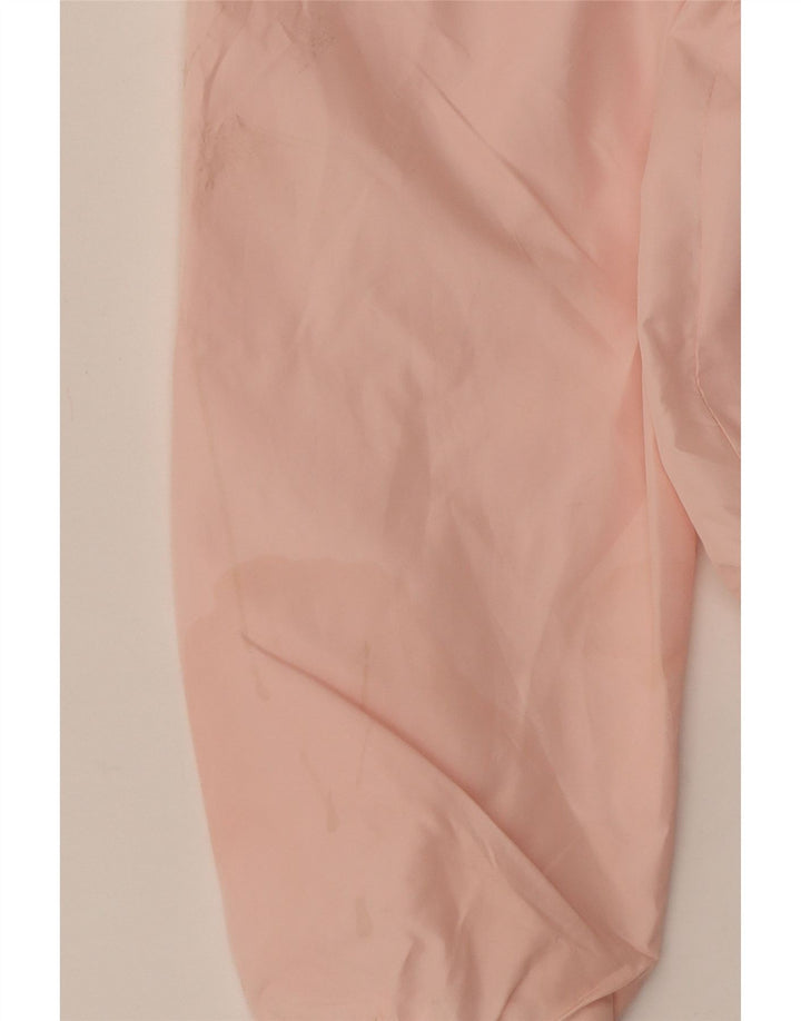 Fila Chaqueta impermeable extragrande con capucha para mujer UK 6 XS Poliéster rosa
