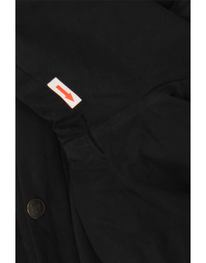 Crew Clothing Chaqueta parka con capucha para hombre UK 40 Grande Poliéster azul marino