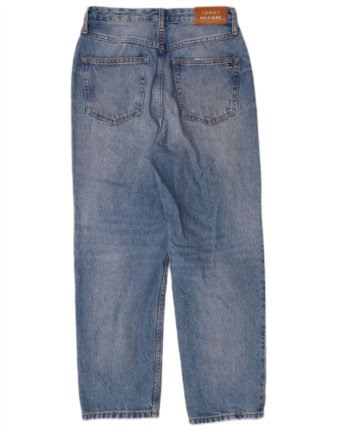 Vaqueros Tommy Hilfiger Mujer Desgastados De Cintura Alta W27 L28 Azul Clásico