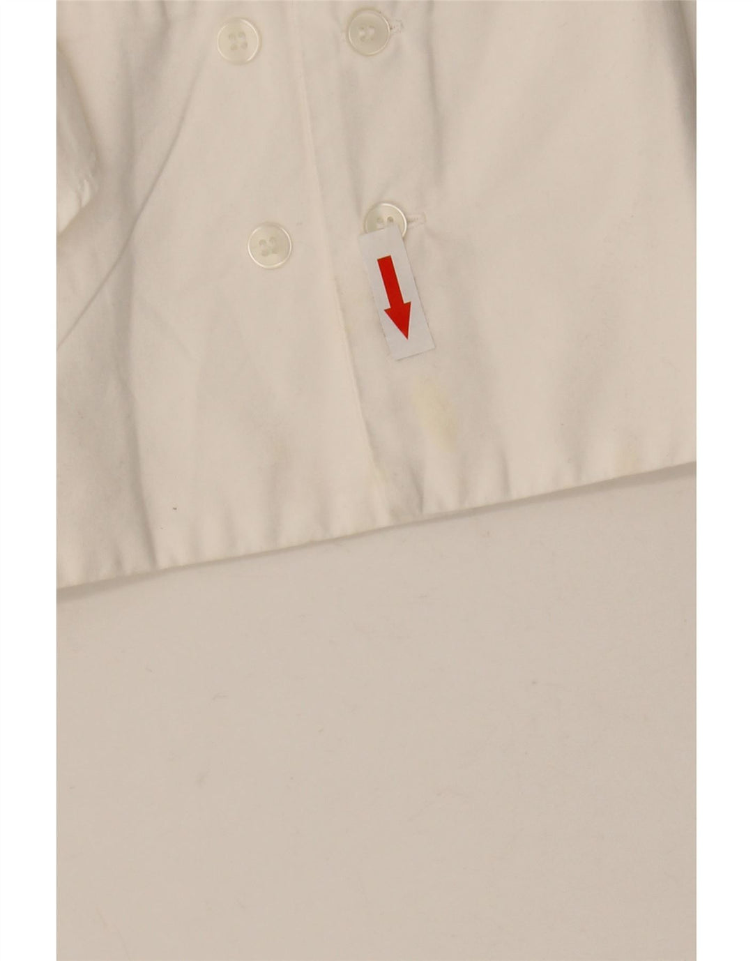 ZARA Blusa camisera extragrande para mujer UK 40 Small Blanco