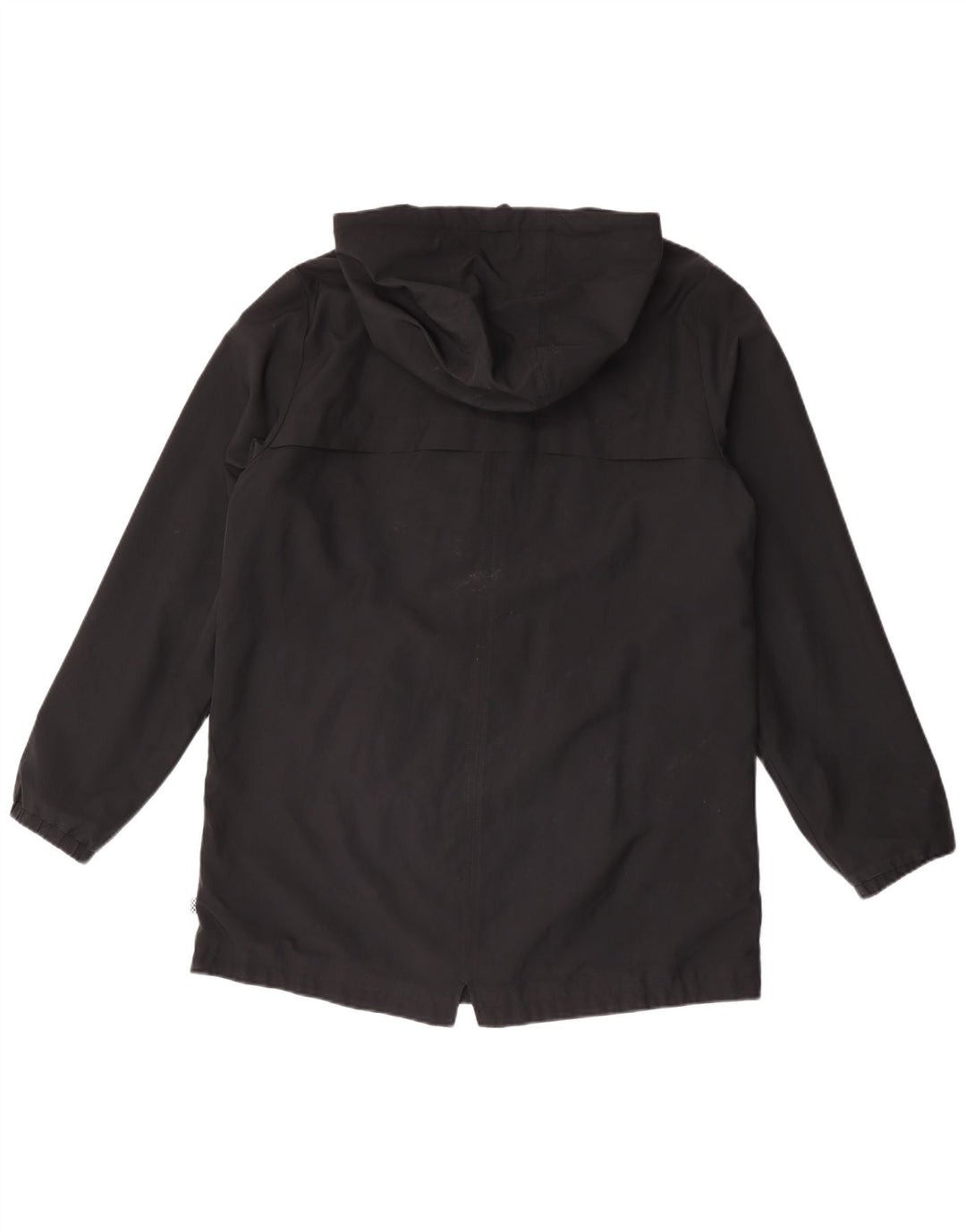 Vans Chubasquero con capucha para mujer UK 44 Mediano Negro Poliéster