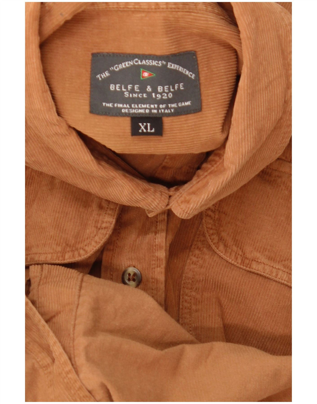 Belfe & Belfe Camisa De Pana Hombre XL Beige