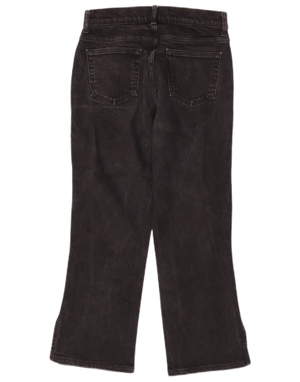 Zara Jeans recortados para mujer EU 40 Large W30 L25 Algodón negro