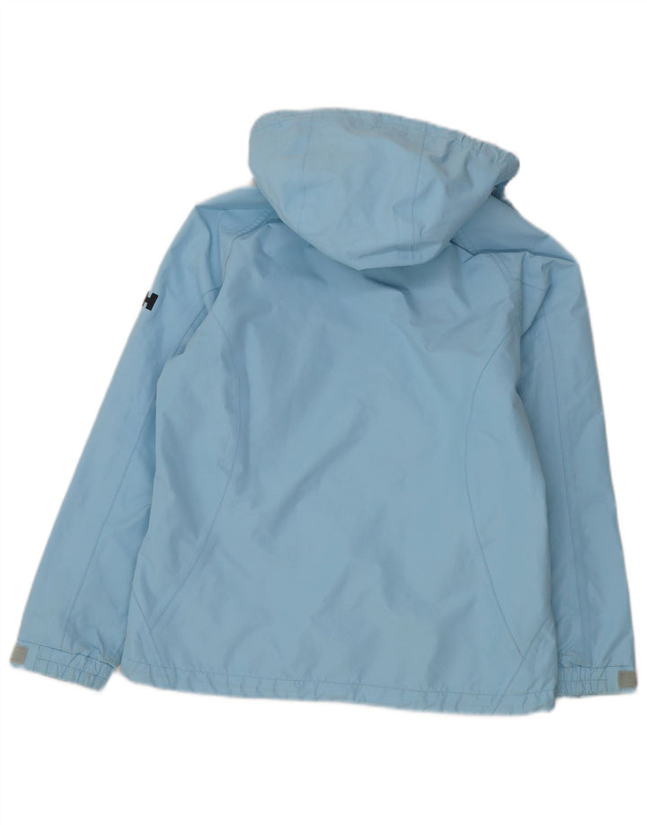 Helly Hansen Chubasquero con capucha para niña 13-14 años Azul Poliéster