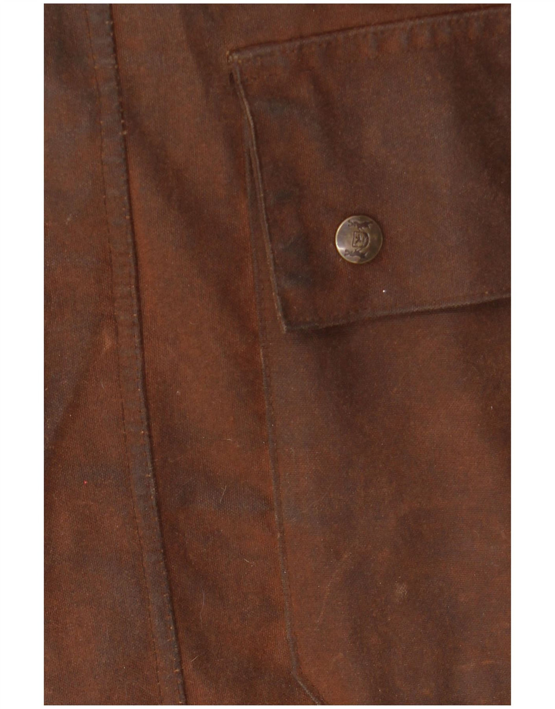 HUNTER Abrigo tipo capa de algodón encerado con capucha de caza para hombre UK 34 XS Algodón marrón