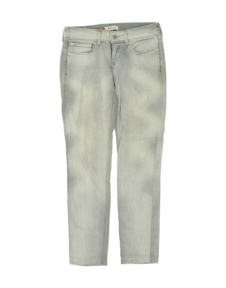LEVI'S Womens 517 Slim Jeans W29 L30  Grey Tie Dye Cotton Vintage Levi's and Second-Hand Levi's from Messina Hembry 