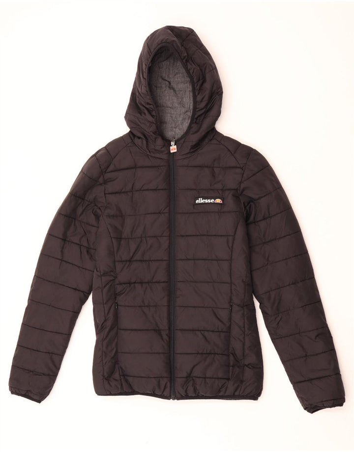 Chaqueta acolchada reversible con capucha para mujer Ellesse UK 10 Small Grey Nylon