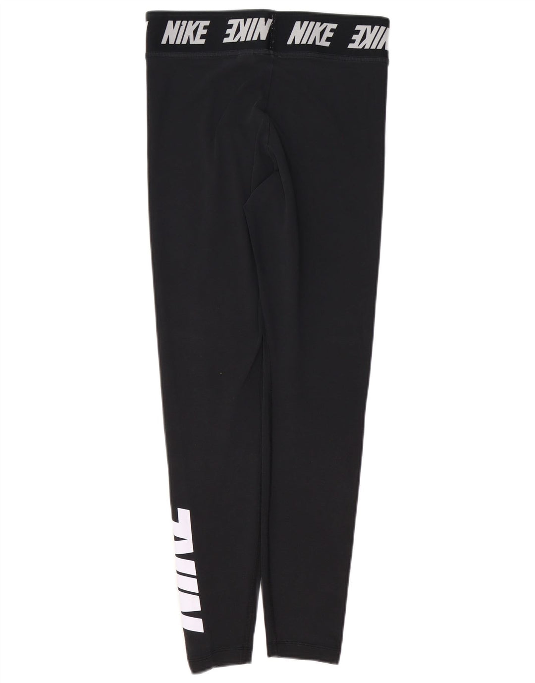 NIKE Leggings gráficos para mujer UK 44 Mediano Algodón negro