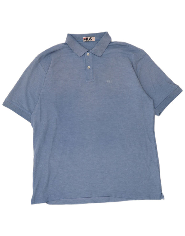 Fila Polo Hombre XL Algodón Azul