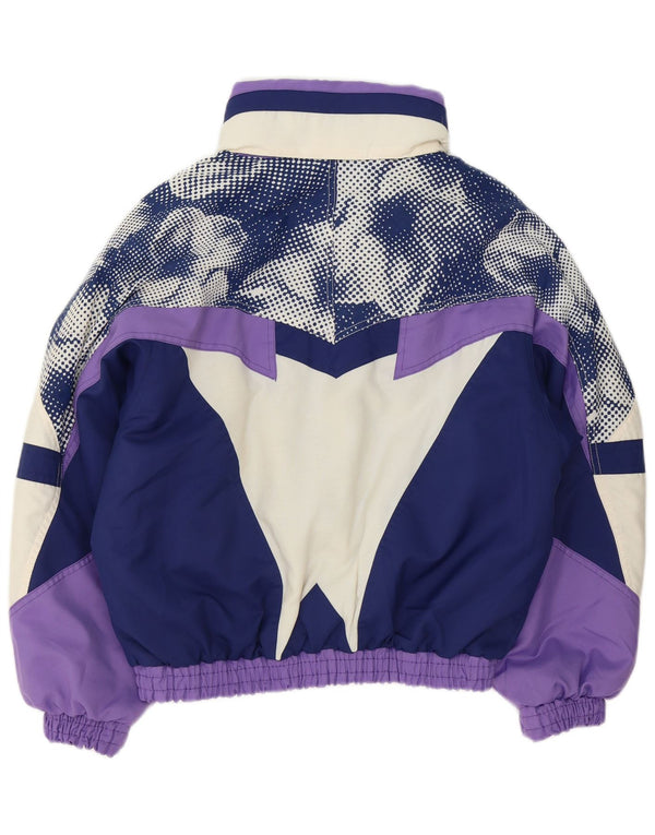 Fila Chaqueta de esquí holgada para mujer IT 42 Medium Purple Poliéster Retro