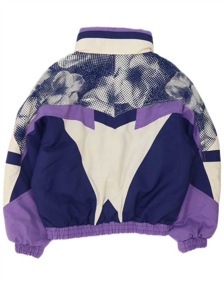 Fila Chaqueta de esquí holgada para mujer IT 42 Medium Purple Poliéster Retro