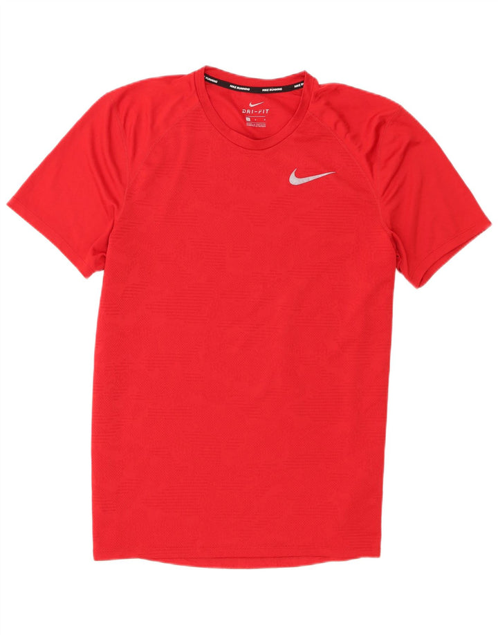 Nike - Camiseta Dri Fit para hombre, talla grande, poliéster rojo