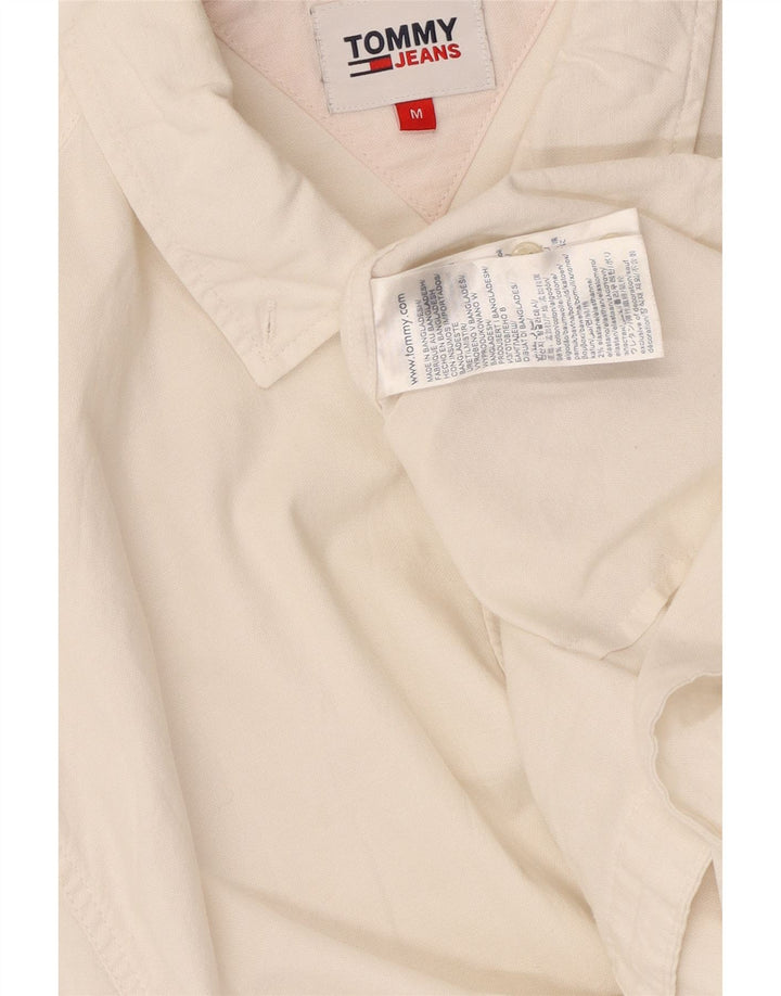 TOMMY HILFIGER Camisa slim fit de algodón blanco medio para hombre