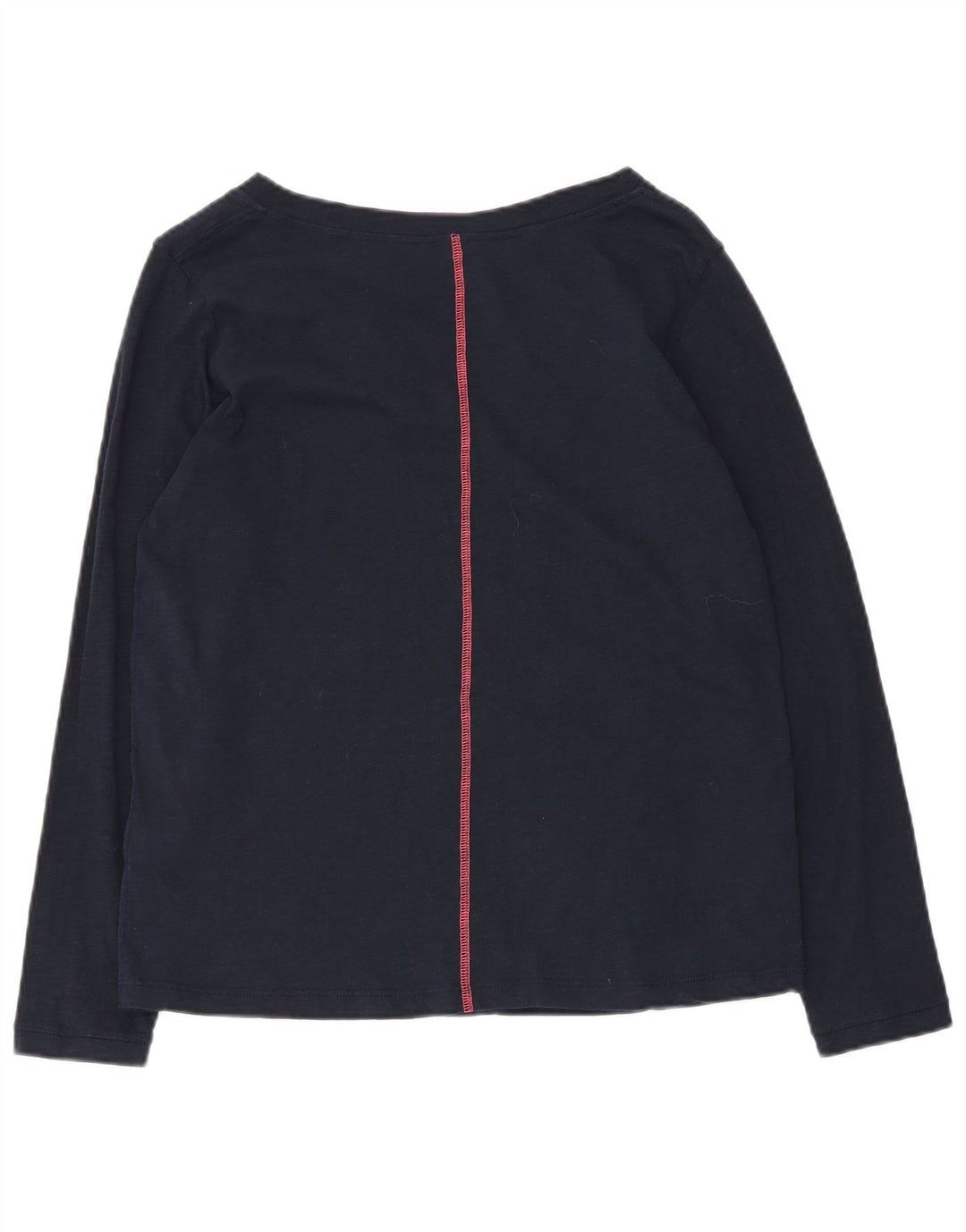 White Stuff Top para mujer de manga larga UK 42 Algodón azul marino mediano