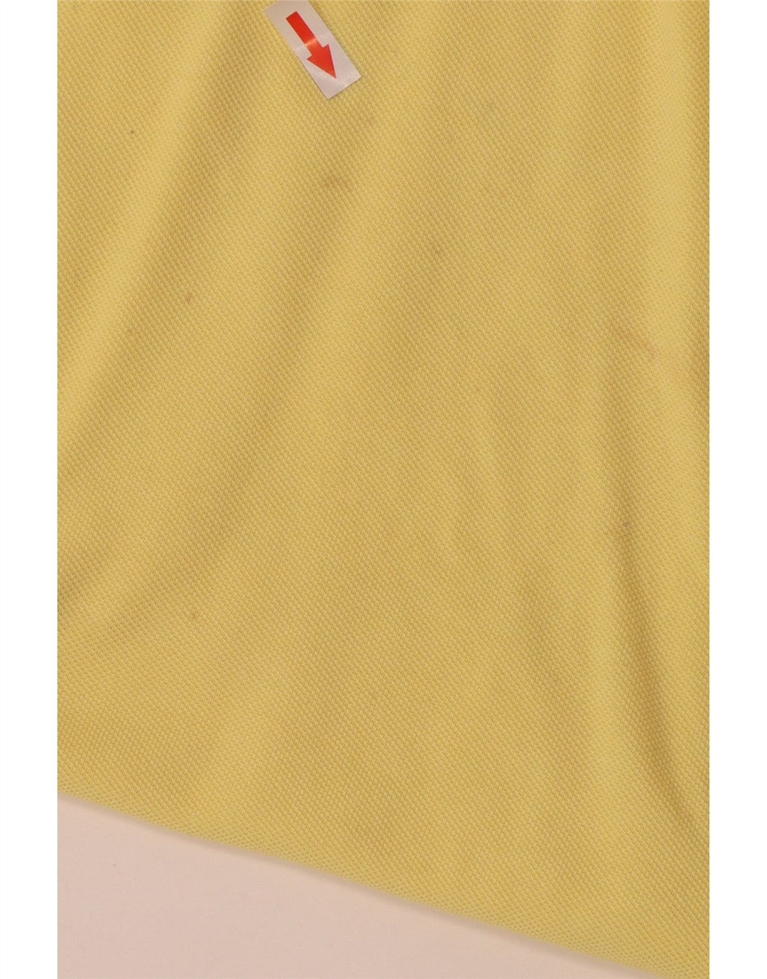 Polo Lacoste para hombre talla 3 pequeño algodón amarillo