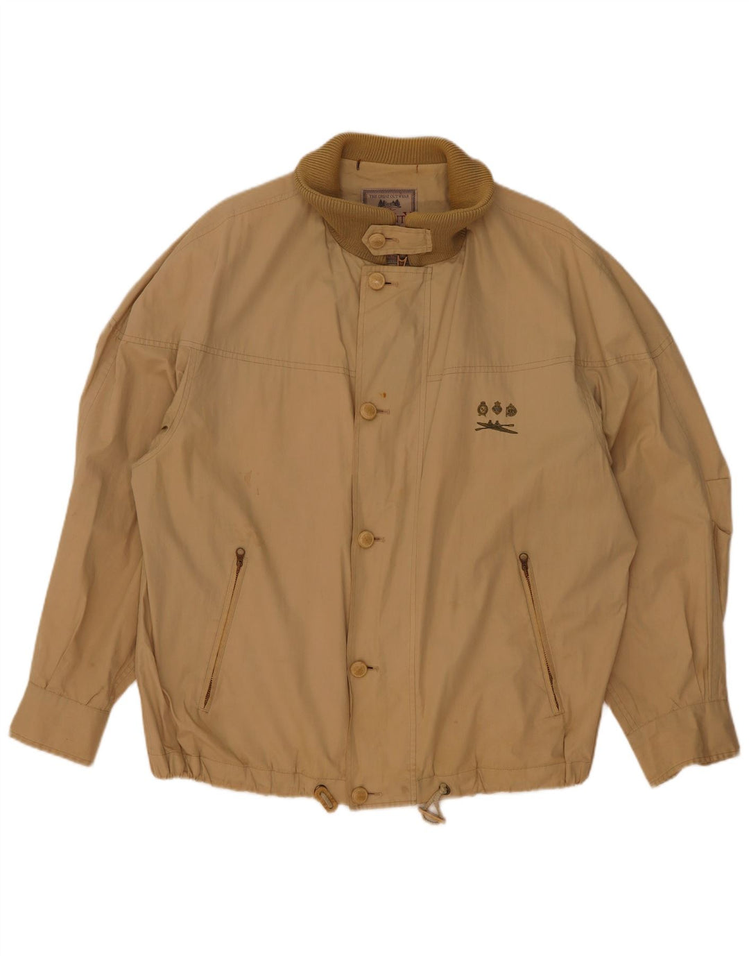 Seventy Chaqueta Bomber para Hombre ES 38 Algodón Beige Medio