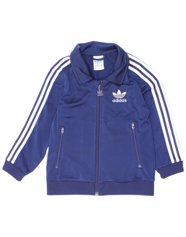 Adidas Chaqueta Chándal Niño 3-4 Años Azul Marino Poliéster