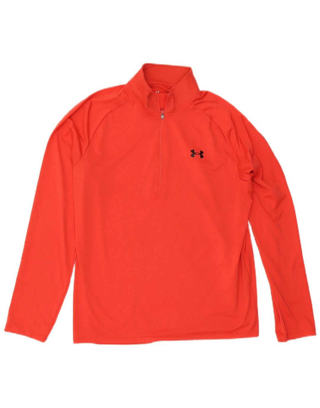 Under Armour - Chándal con cremallera y cuello para hombre, talla grande, color rojo