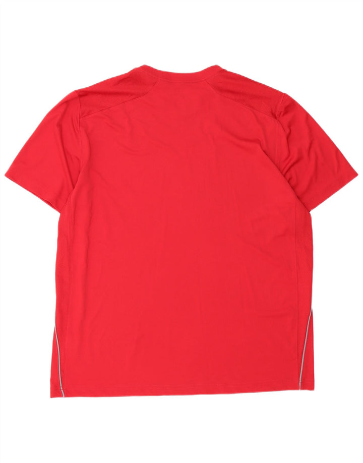 Camiseta Nike Dri Fit para hombre Top XL Poliéster rojo