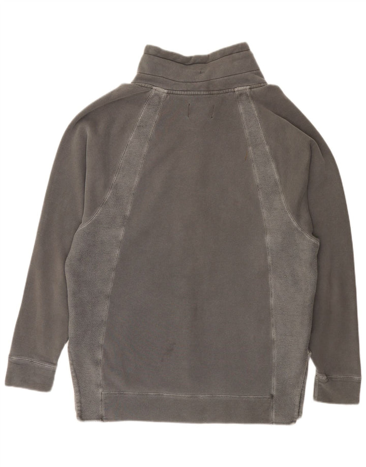 Jordan Hombre Sudadera Con Cremallera Y Cuello Jersey De Algodón Gris Medio