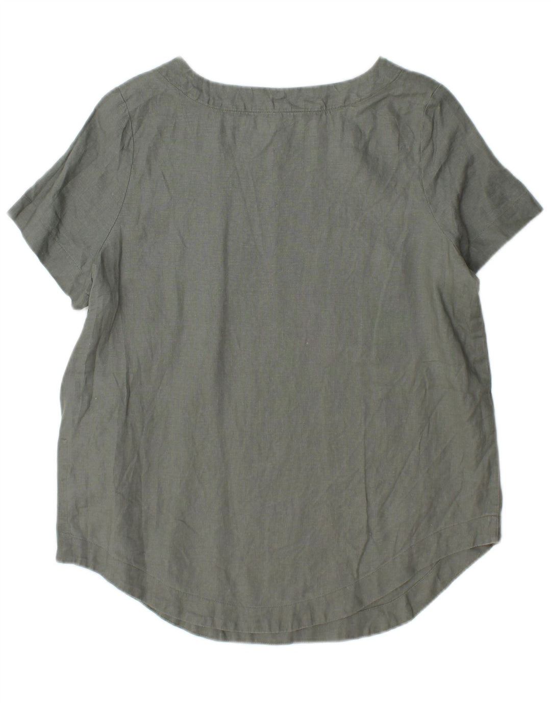 JOULES Blusa larga extragrande para mujer UK 8 Small Khaki Linen