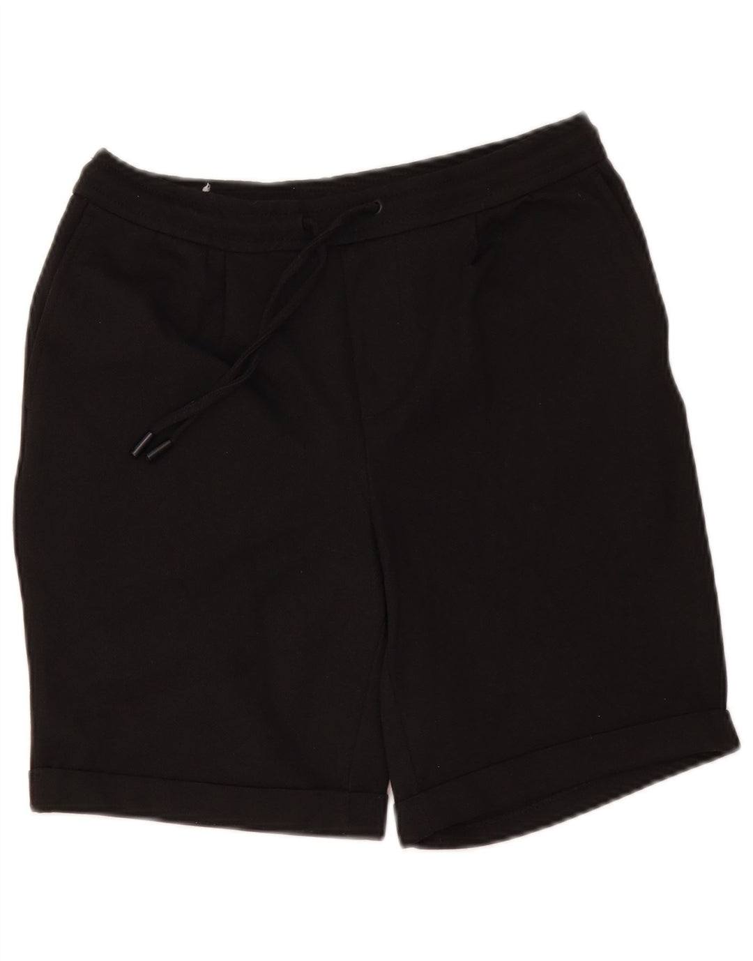 Zara Hombre Shorts Deportivos Medianos Negro Poliéster