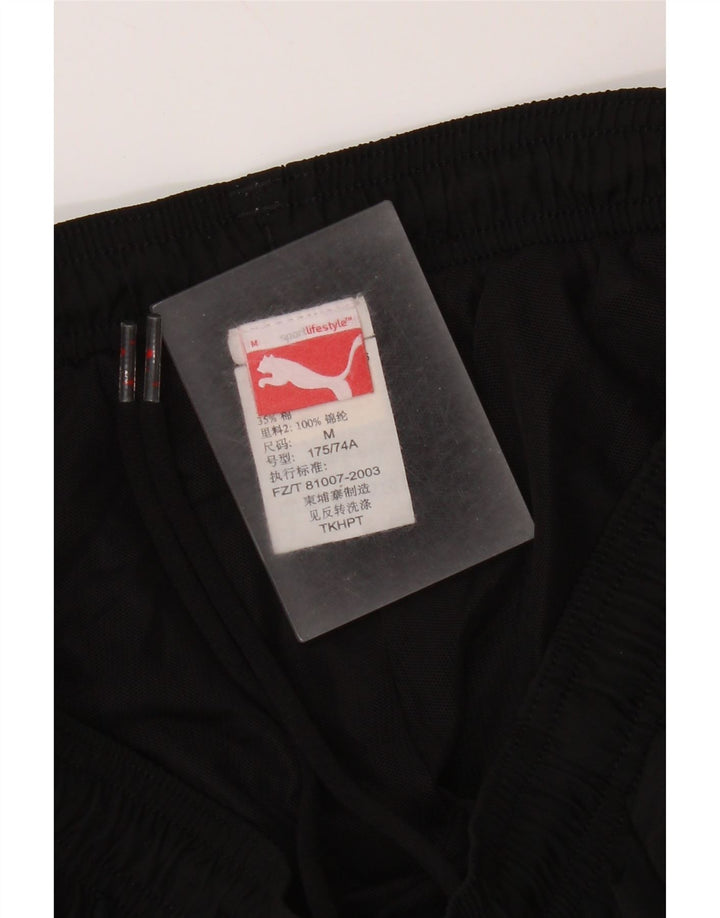 Puma Mujer Chándal Pantalones Joggers UK 12 Medium Negro