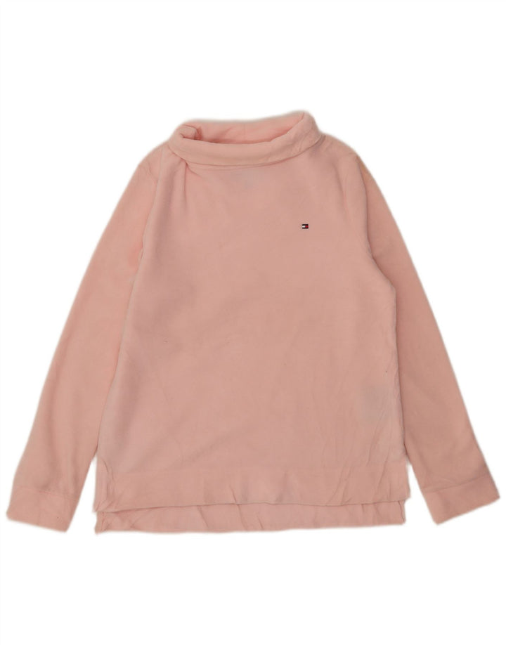 Tommy Hilfiger Jersey de forro polar para mujer UK 14 Poliéster rosa medio