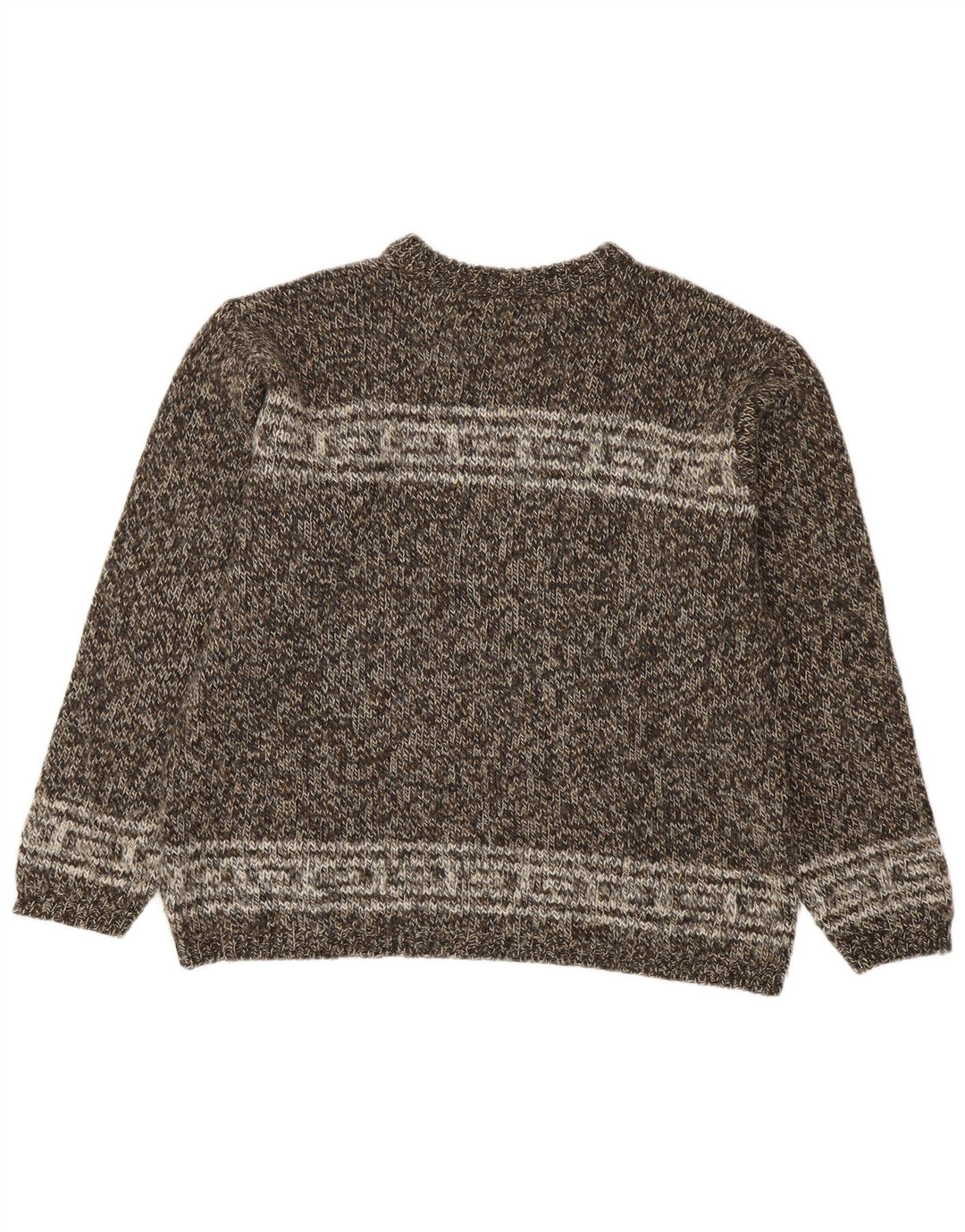 Levi's Suéter tipo jersey con cuello redondo para mujer Reino Unido 44 Marrón medio Fair Isle