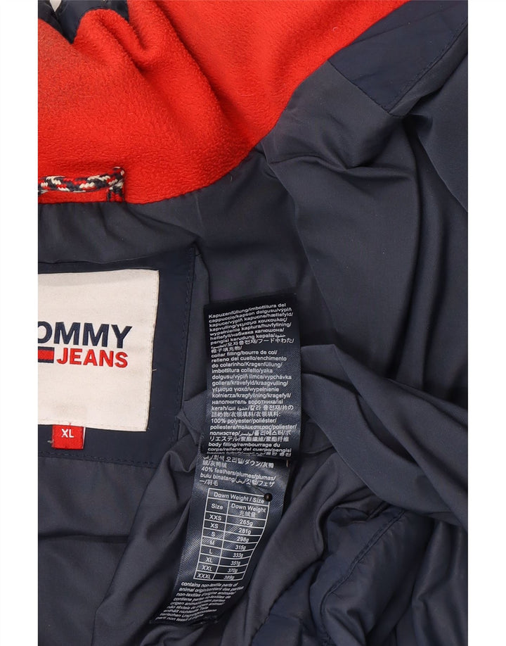 Tommy Hilfiger Chaqueta acolchada para hombre UK 42 XL Poliéster azul marino