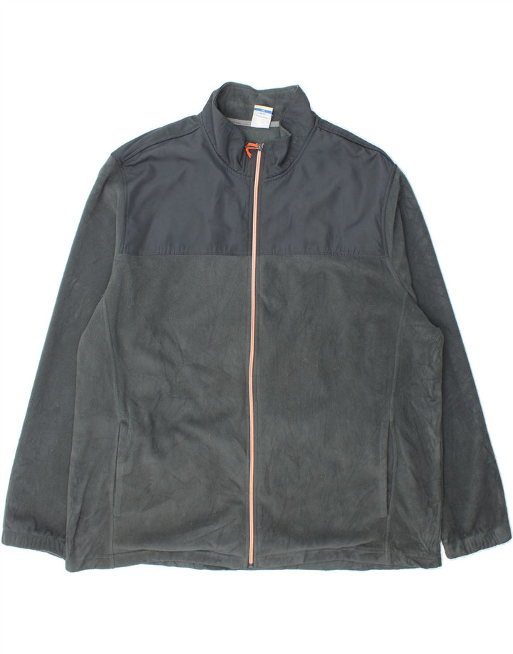 STARTER Mens Fleece Jacket UK 50/52 XL Grey Polyester Vintage Starter and Second-Hand Starter from Messina Hembry 