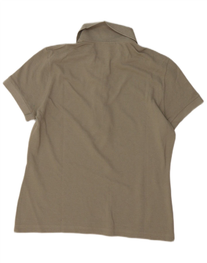 Polo LACOSTE para mujer talla 44 algodón gris grande