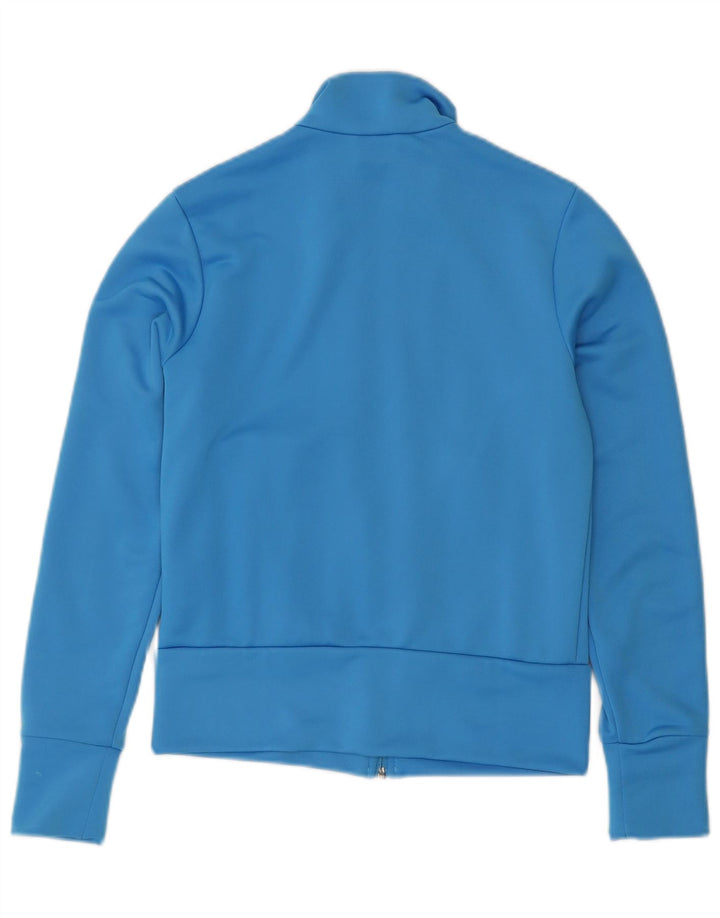 ADIDAS Chaqueta de chándal para mujer UK 10 Small Blue Poliéster