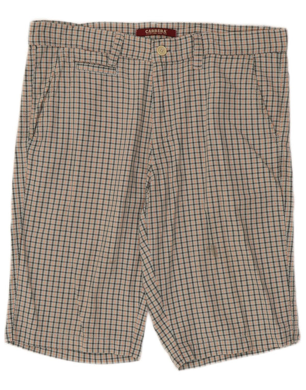 Carrera Pantalones cortos chinos para hombre IT 50 Large W34 Algodón a cuadros multicolor