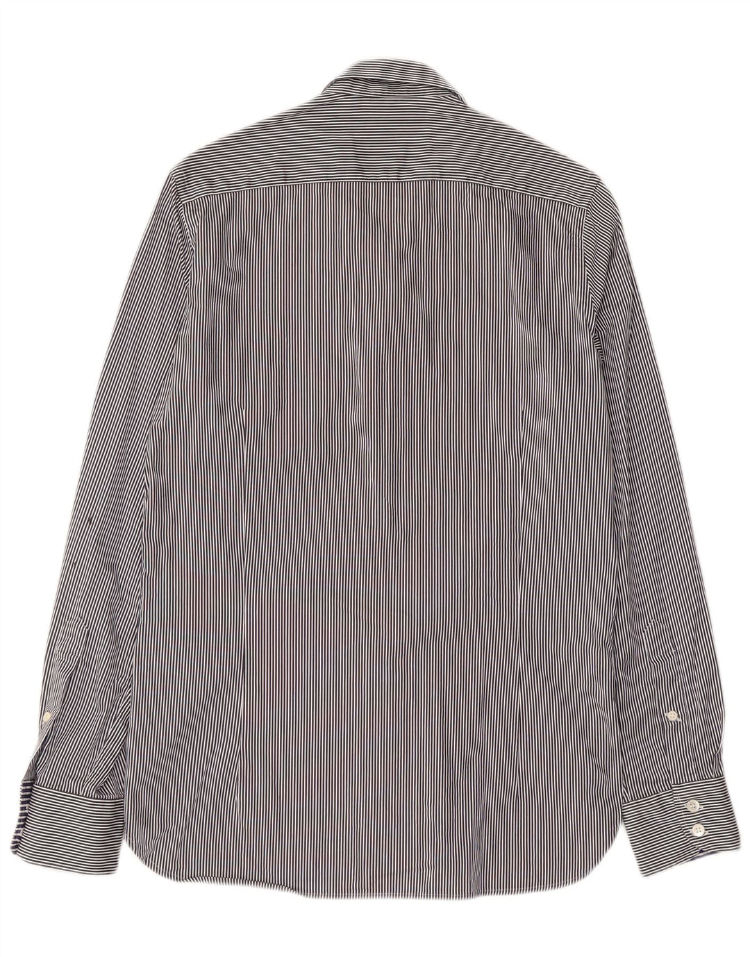 Ted Baker Camisa para hombre Talla 2 Pequeña Algodón a rayas azul marino