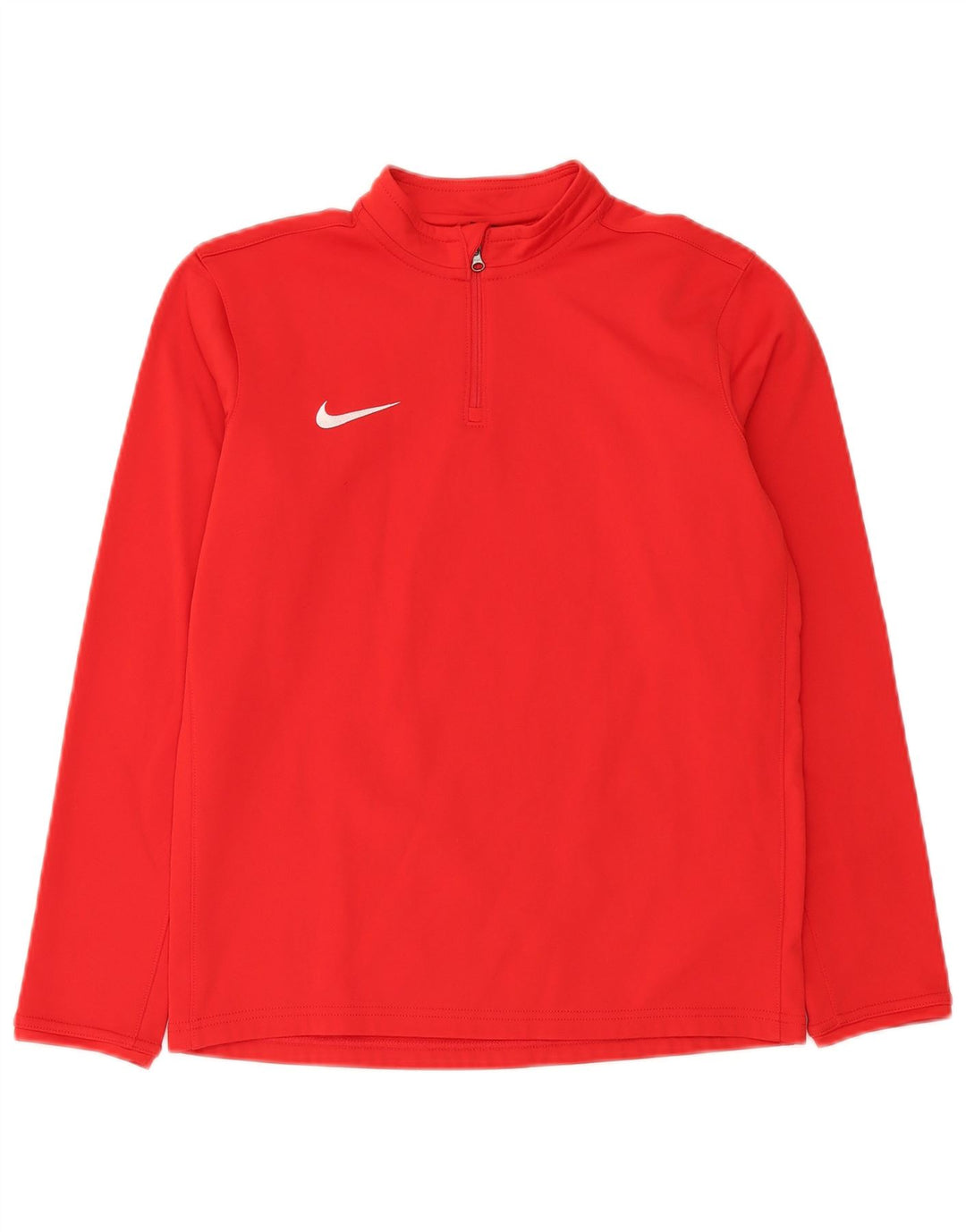 Nike Dri Fit - Chándal con cremallera y cuello para niños, 13-14 años, XL, rojo
