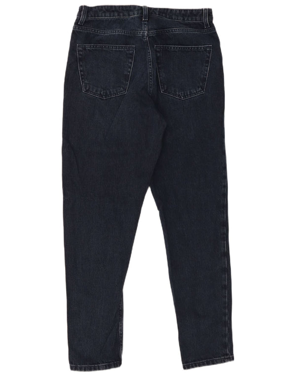Vaqueros Mom Tapered Mujer Topshop W30 L29 Algodón Azul Marino