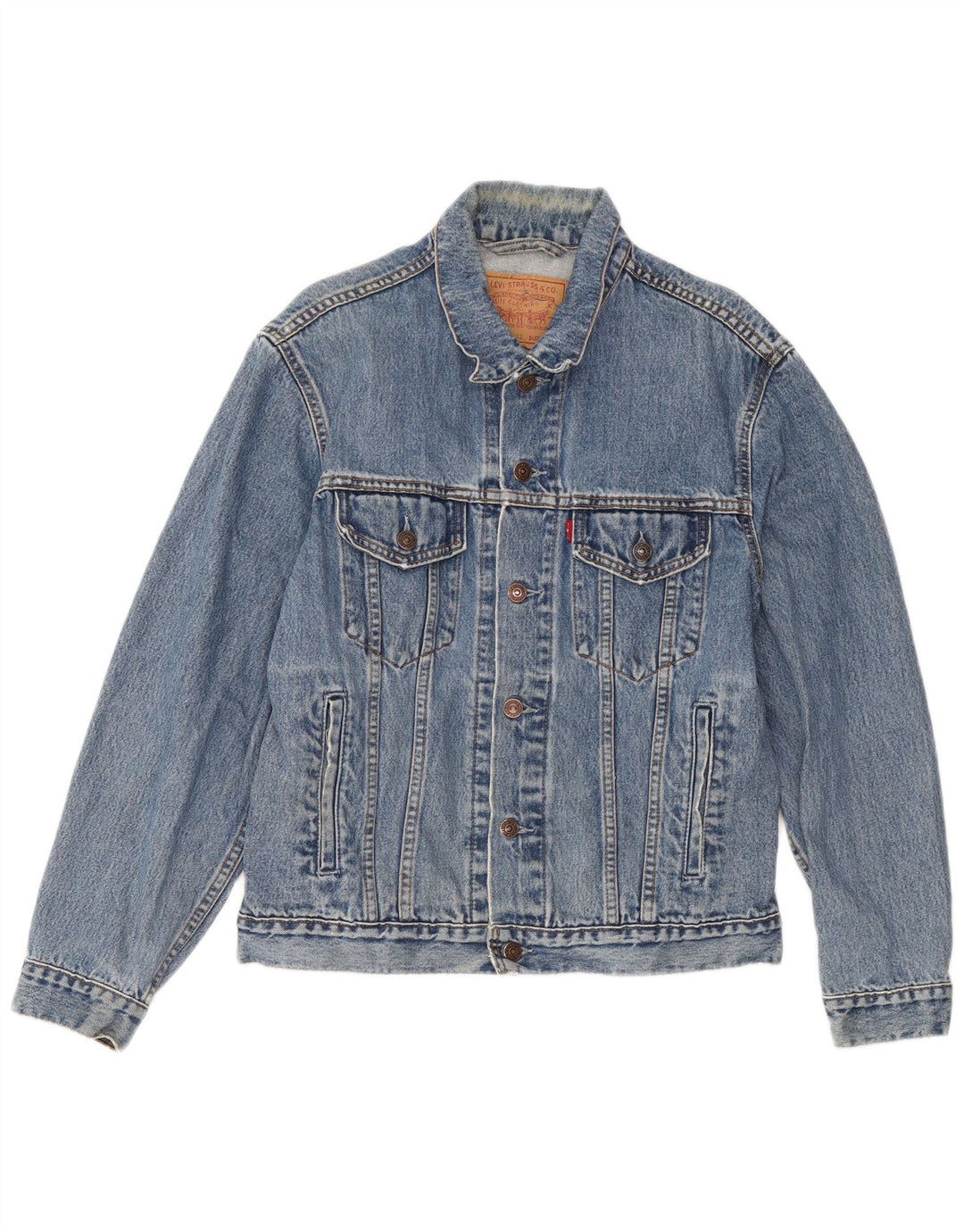 Levi's Chaqueta vaquera para hombre UK 38 Algodón azul medio