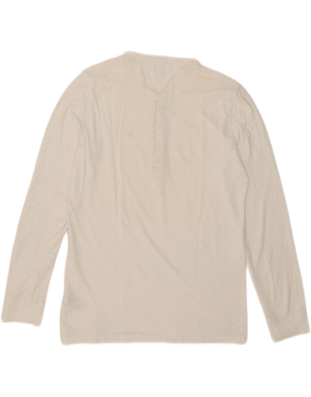 Tommy Hilfiger Camiseta Hombre Manga Larga XL Algodón Blanco