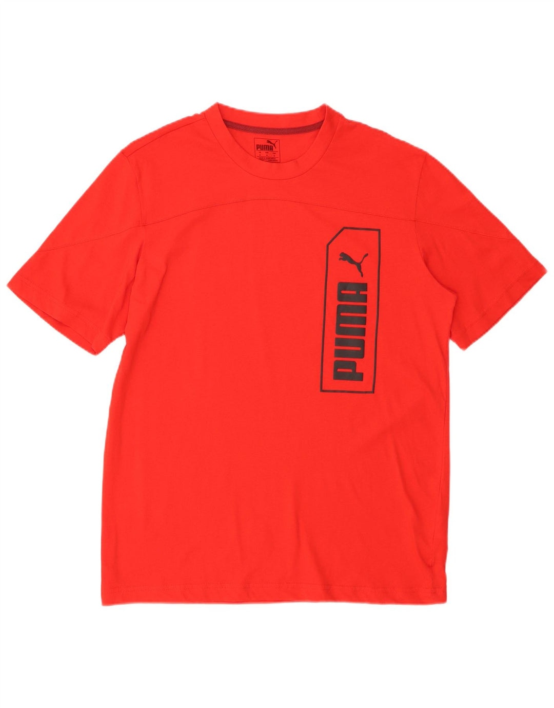 PUMA Camiseta gráfica para hombre Top Medium Red Cotton
