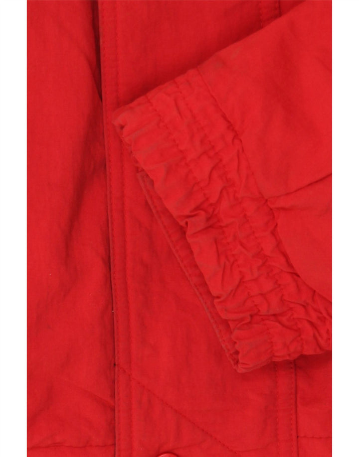 Eddie Bauer Chaqueta acolchada para hombre UK 42 XL Algodón rojo