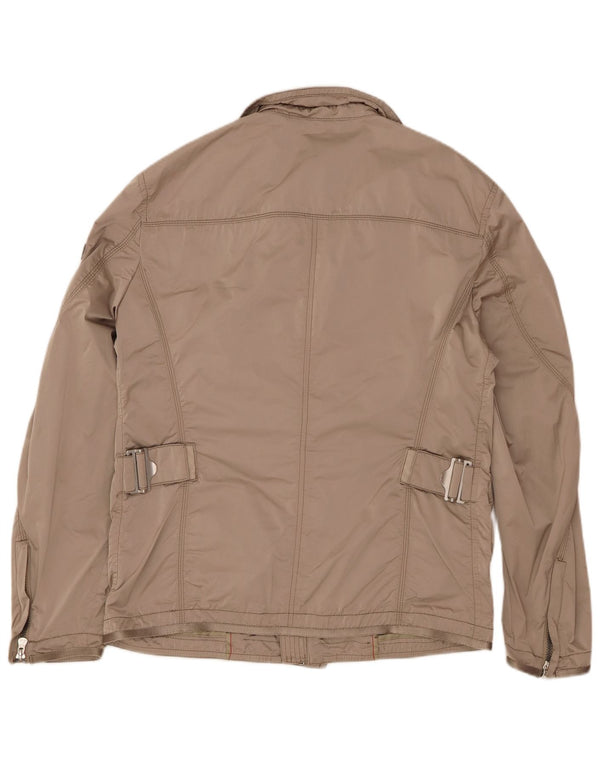 PEUTEREY Chaqueta utilitaria para mujer UK 14 Large Caqui Poliéster