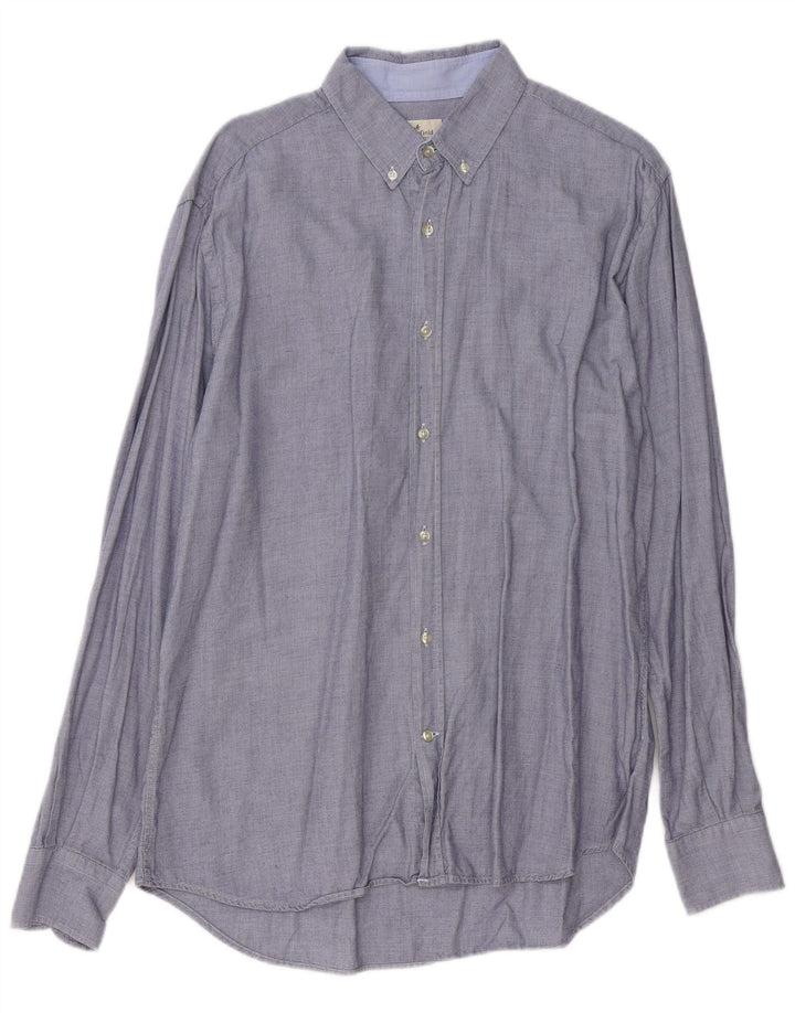 Camisa Brooksfield para hombre talla 41 azul grande