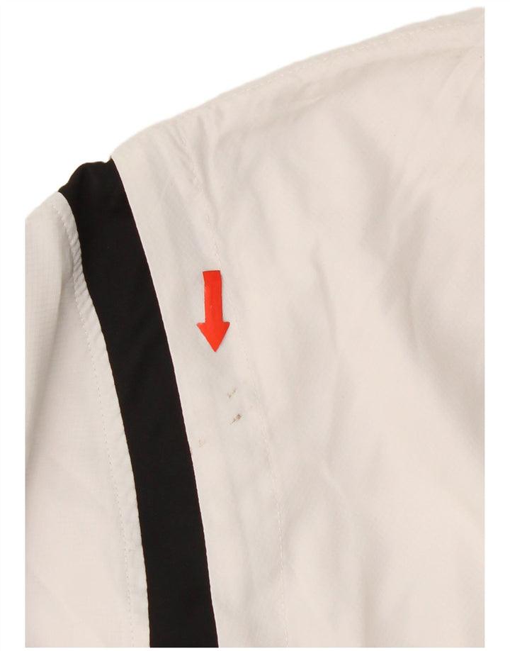 Asics Hombre Chándal Top Jacket Medium Blanco Colorblock Poliéster