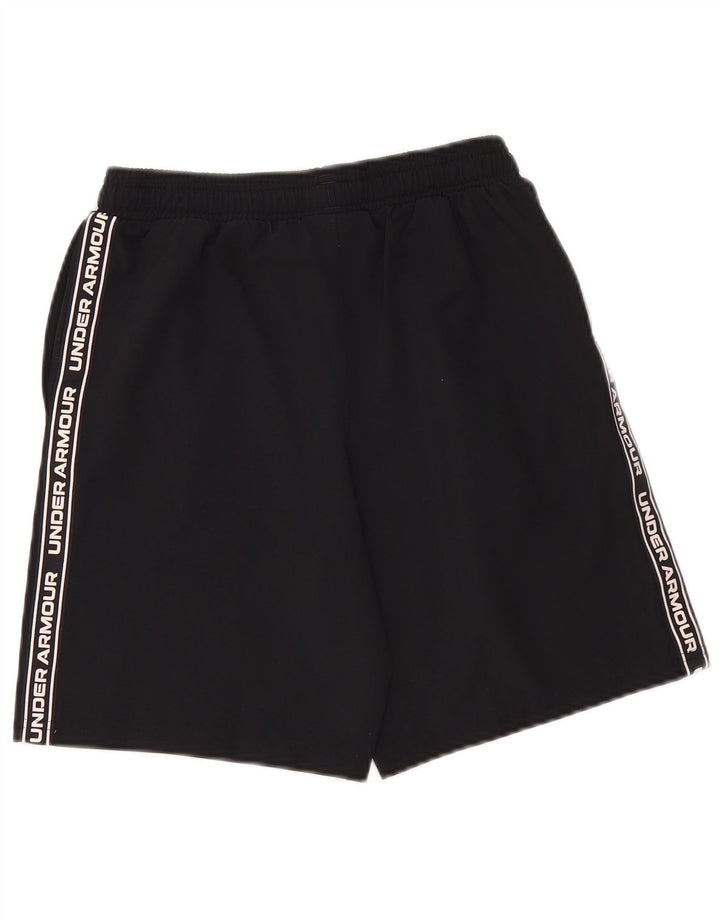 UNDER ARMOUR Pantalones cortos deportivos Heat Gear Graphic para niños 11-12 años Grande Negro