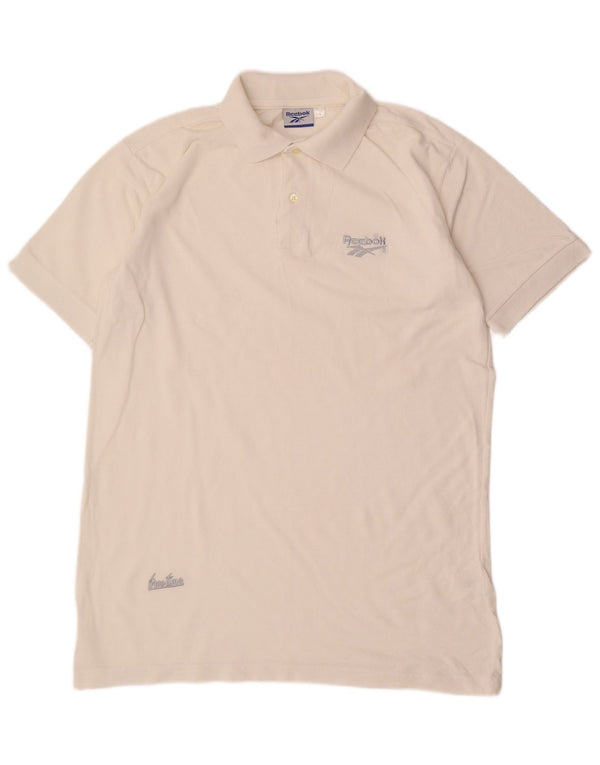 Polo REEBOK Hombre Algodón Blanco Mediano