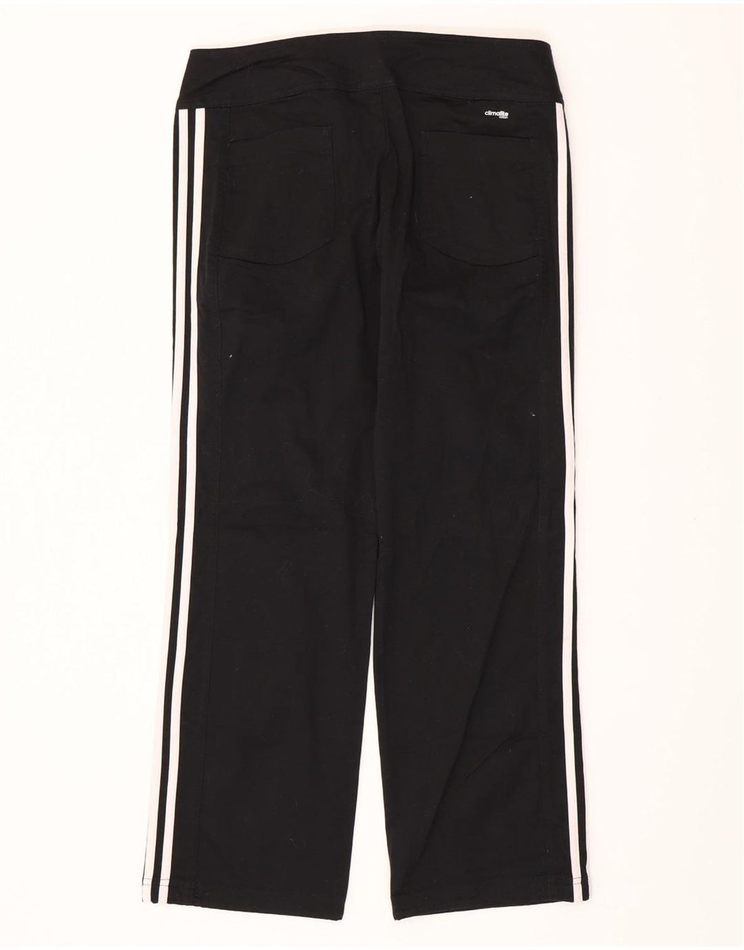ADIDAS Mujer Climalite Pantalones Casuales Reino Unido 12 Mediano W32 L30 Negro
