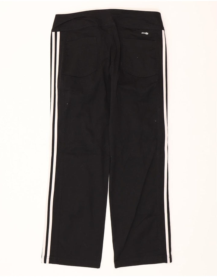 ADIDAS Mujer Climalite Pantalones Casuales Reino Unido 12 Mediano W32 L30 Negro