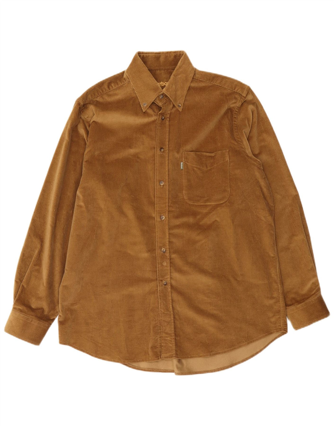 Barbour Camisa De Pana De Algodón Beige Medio |